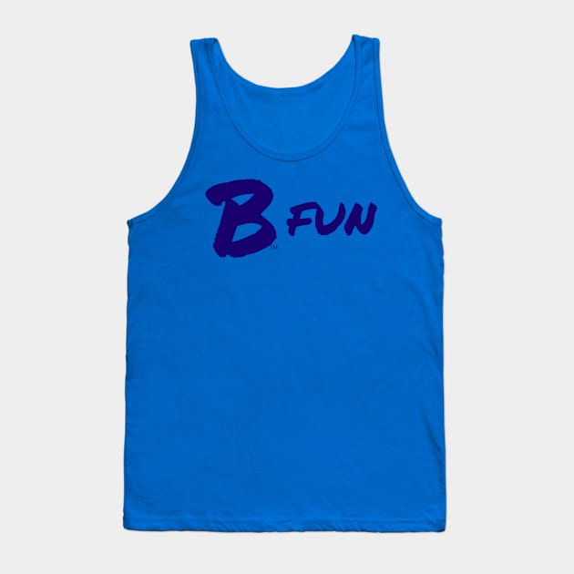 B Fun, Blue Tank Top by B